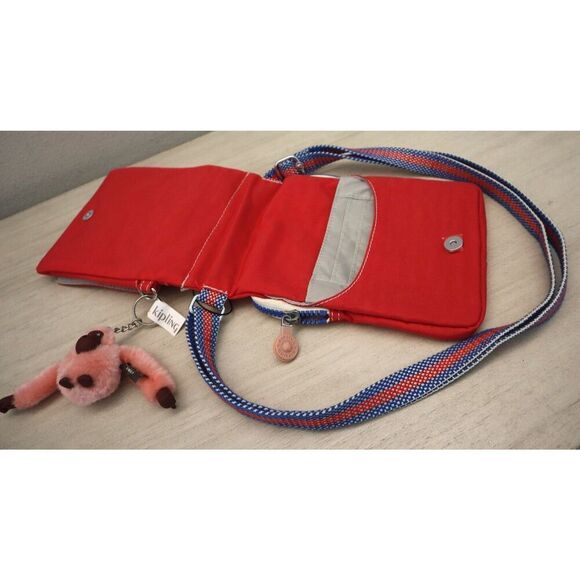 Kipling KIA2V1-P0C Women's Red/Berry Blitz NWEldorado Crossbody Bag - Picture 3 of 14